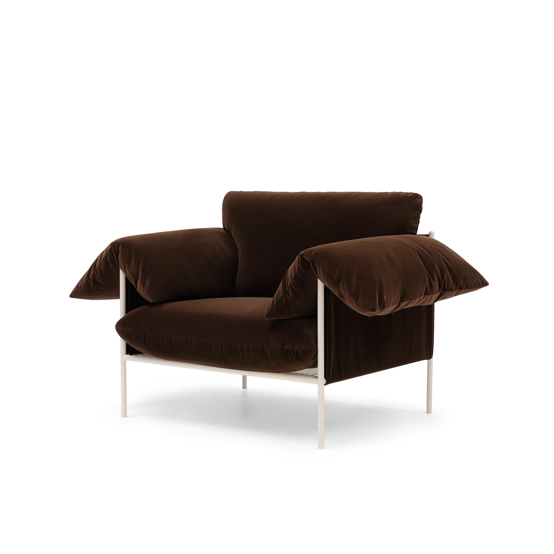 Alva Armchair - Nougat Frame