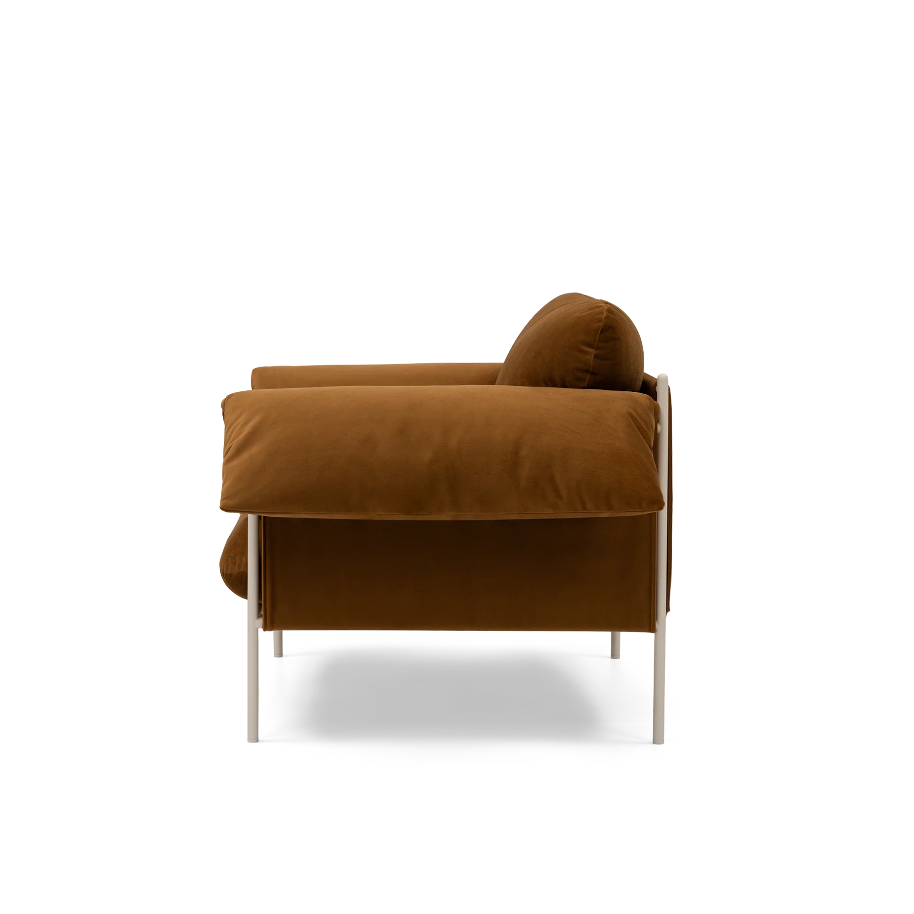 Alva Armchair - Nougat Frame