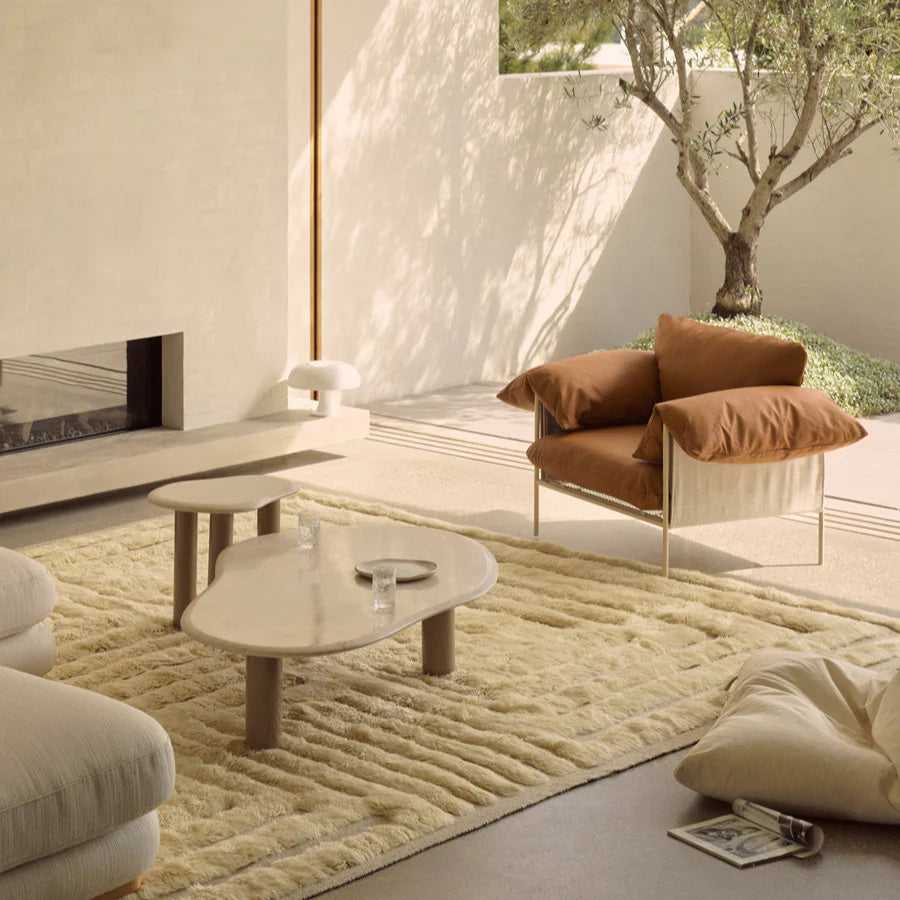 Alva Armchair - Nougat Frame