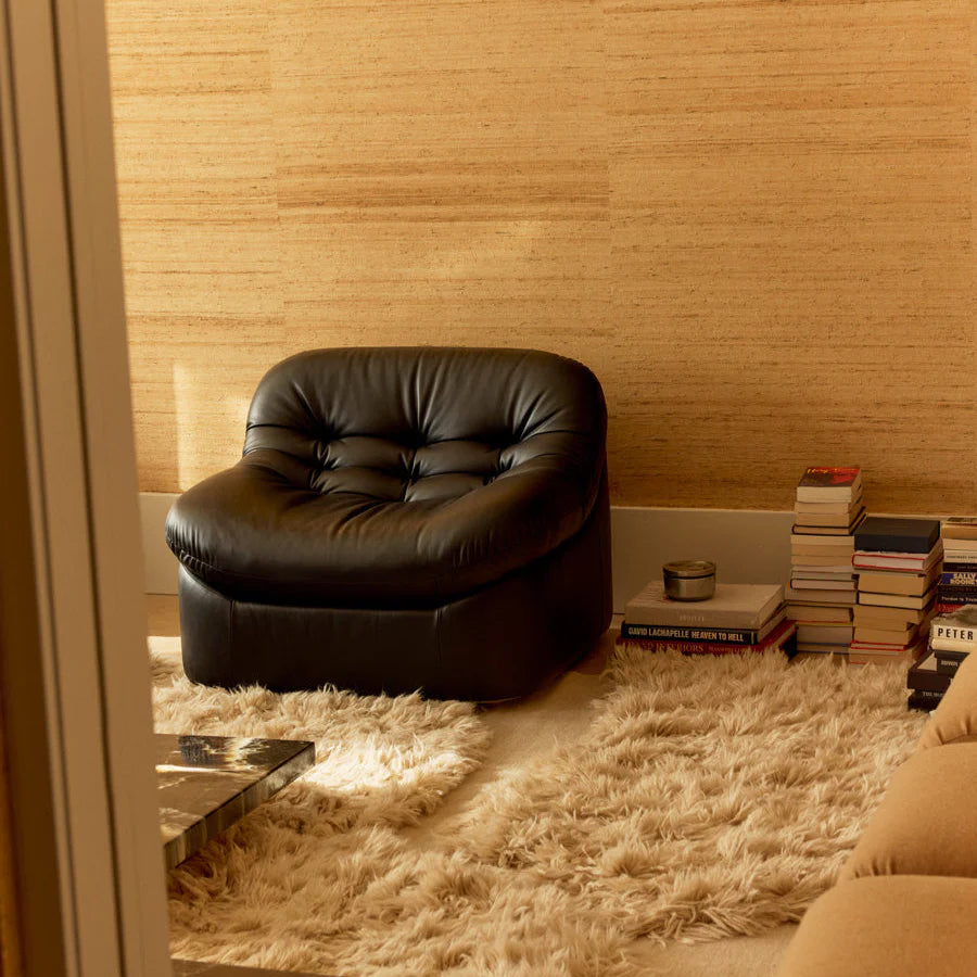 Glove Leather Occasional Chair
