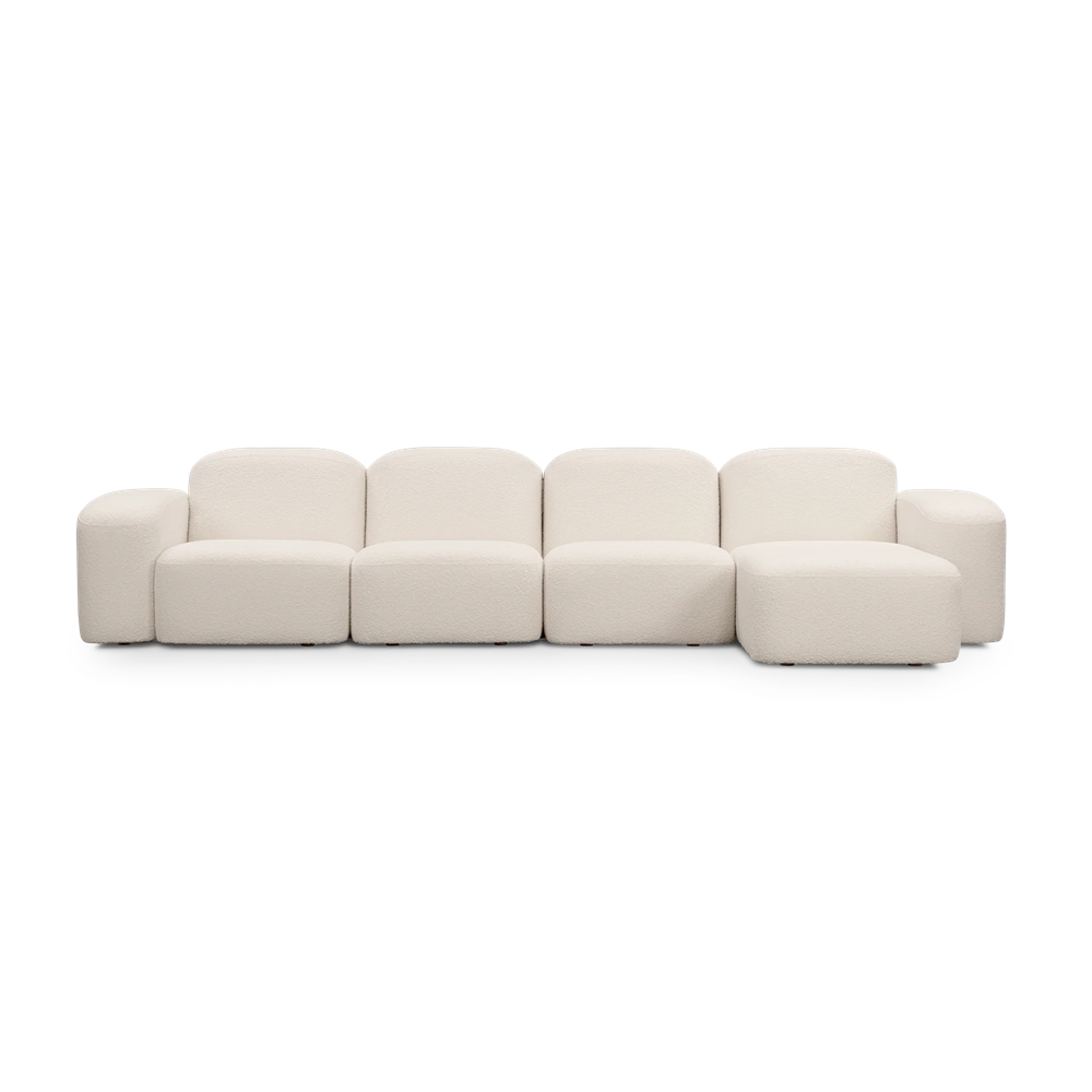 Muse 4 Seat Chaise Sofa - RHF