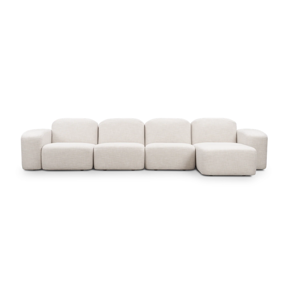 Muse 4 Seat Chaise Sofa - RHF
