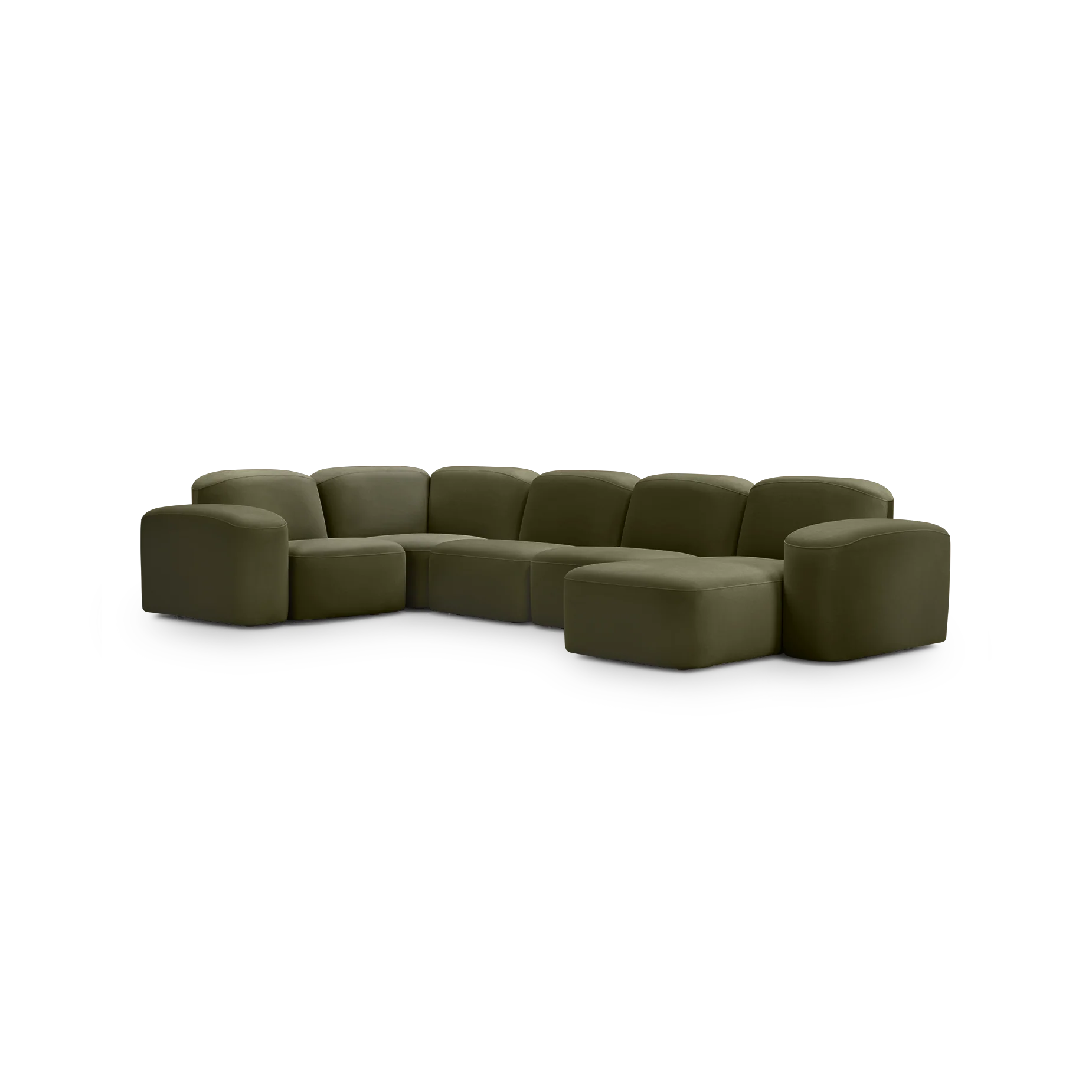 Muse 5 Piece Chaise Modular Sofa - LHF