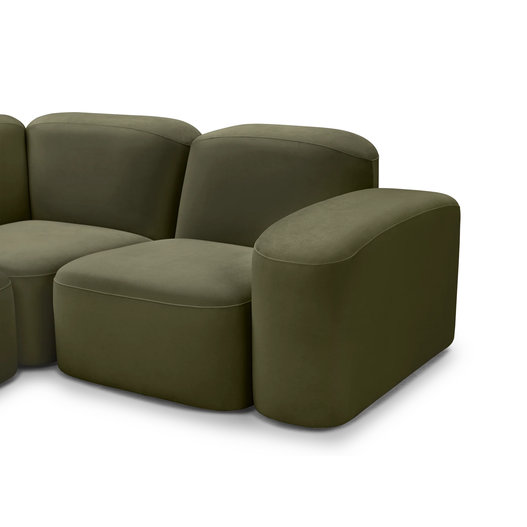 Muse 5 Piece Chaise Modular Sofa - LHF