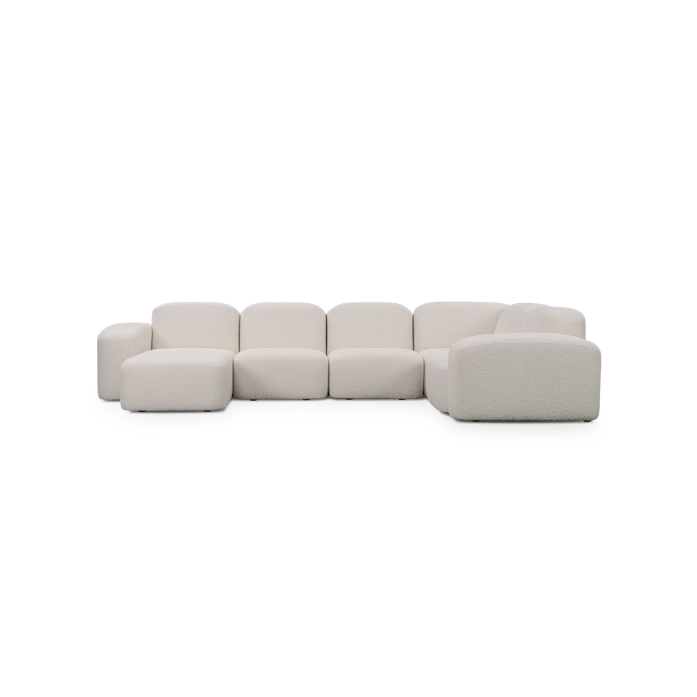 Muse 5 Piece Chaise Modular Sofa - LHF