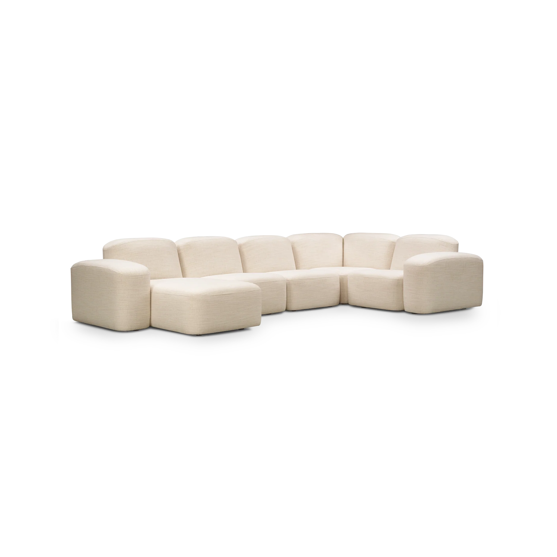 Muse 5 Piece Chaise Modular Sofa - LHF