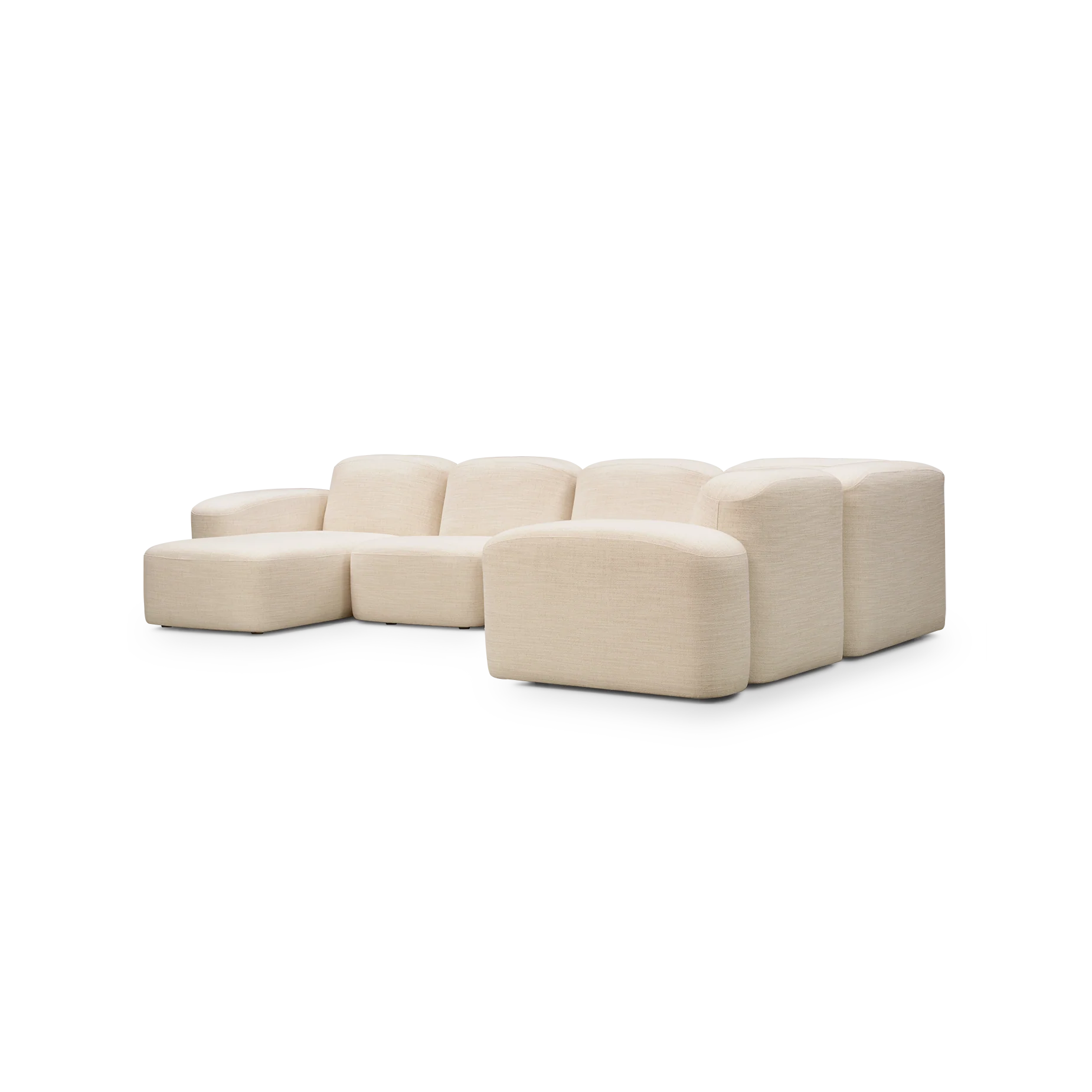 Muse 5 Piece Chaise Modular Sofa - LHF