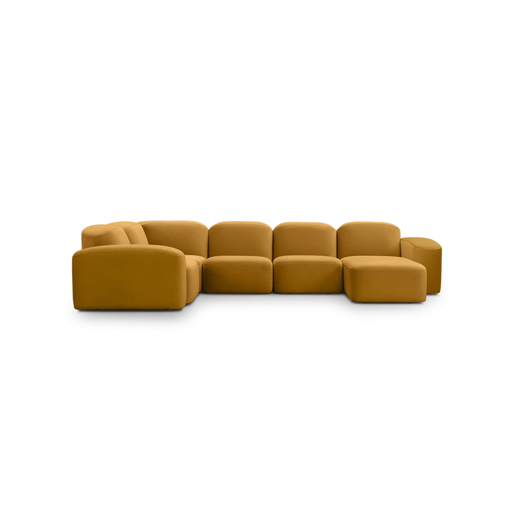 Muse 5 Piece Chaise Modular Sofa - RHF