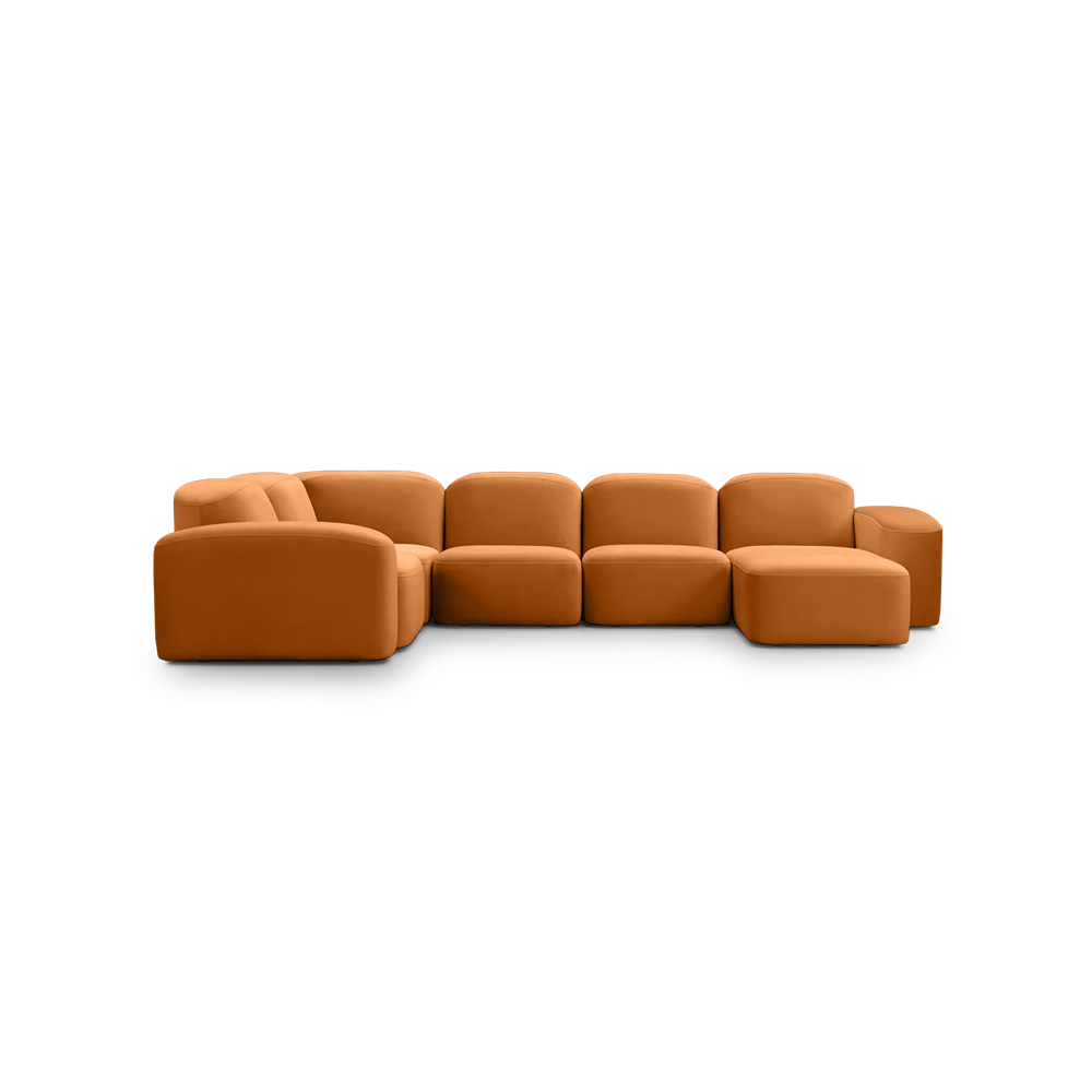 Muse 5 Piece Chaise Modular Sofa - RHF