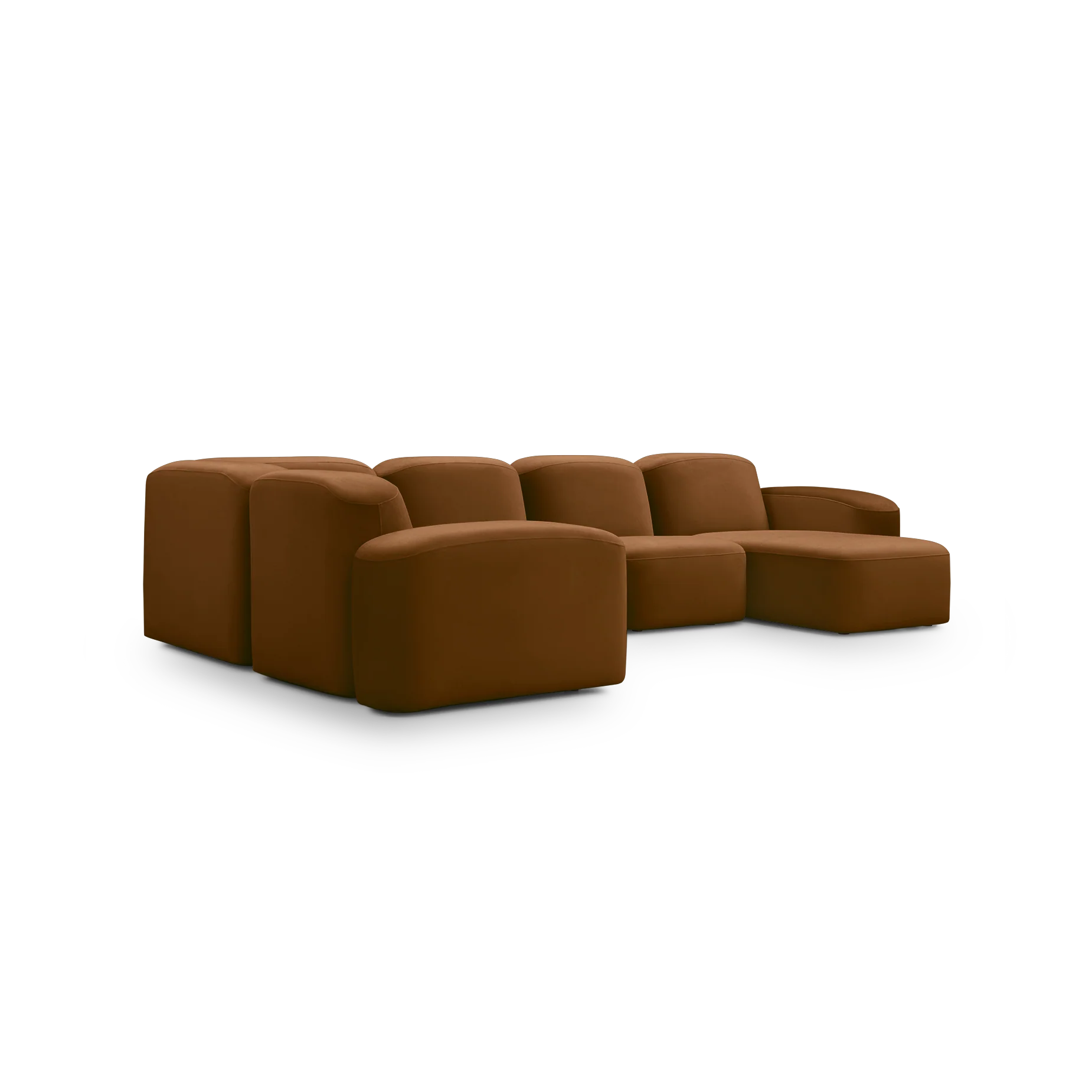 Muse 5 Piece Chaise Modular Sofa - RHF