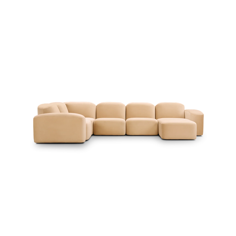 Muse 5 Piece Chaise Modular Sofa - RHF