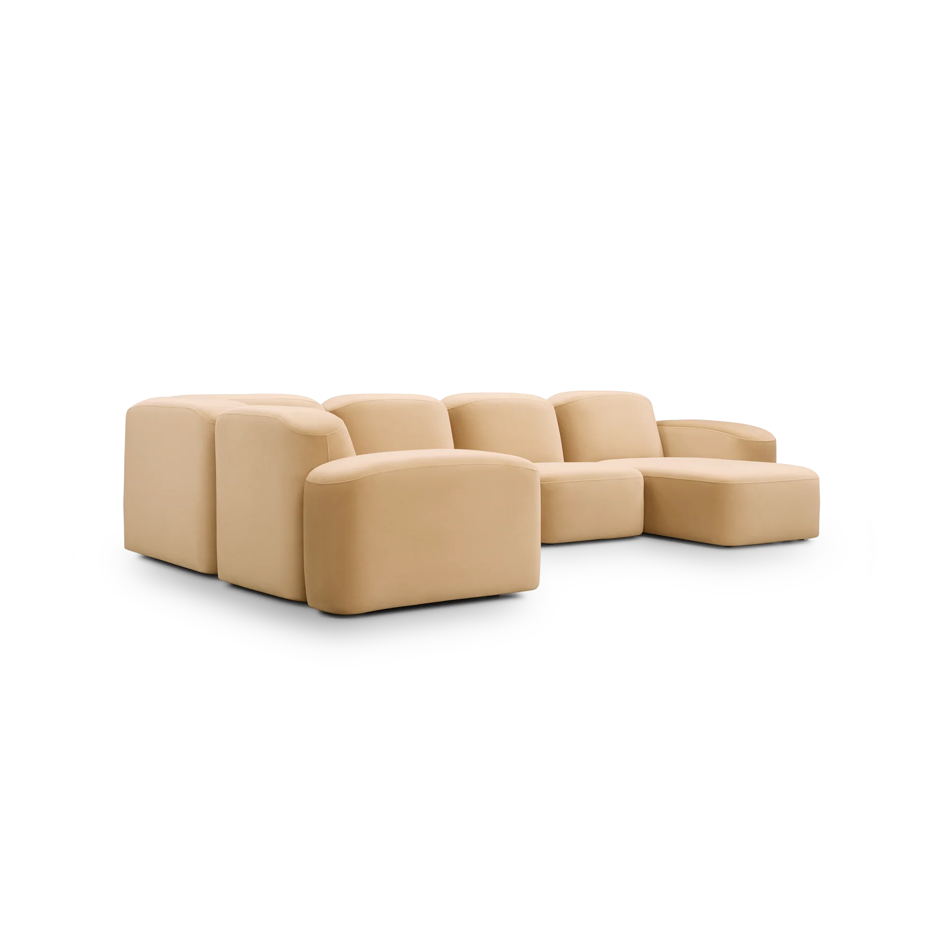 Muse 5 Piece Chaise Modular Sofa - RHF