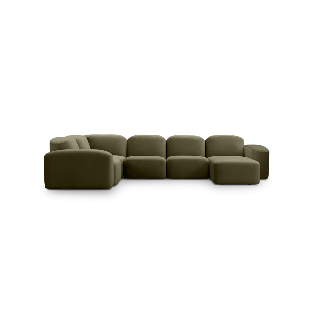Muse 5 Piece Chaise Modular Sofa - RHF