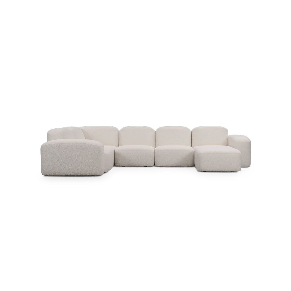 Muse 5 Piece Chaise Modular Sofa - RAF