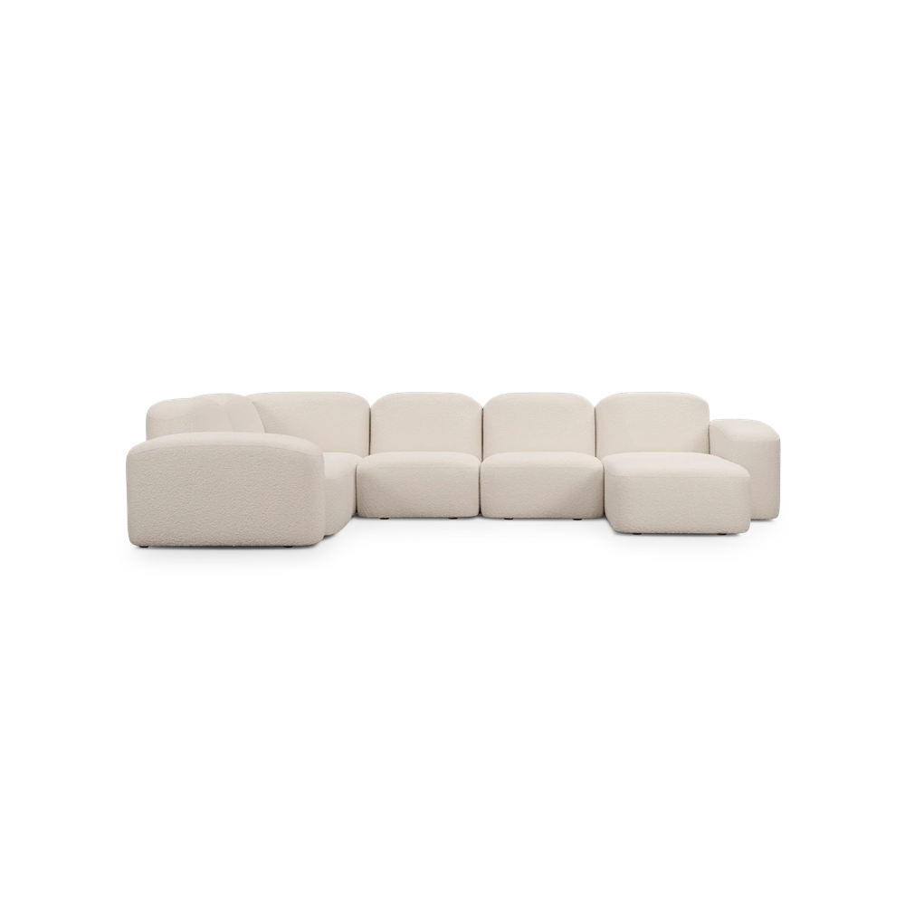 Muse 5 Piece Chaise Modular Sofa - RHF
