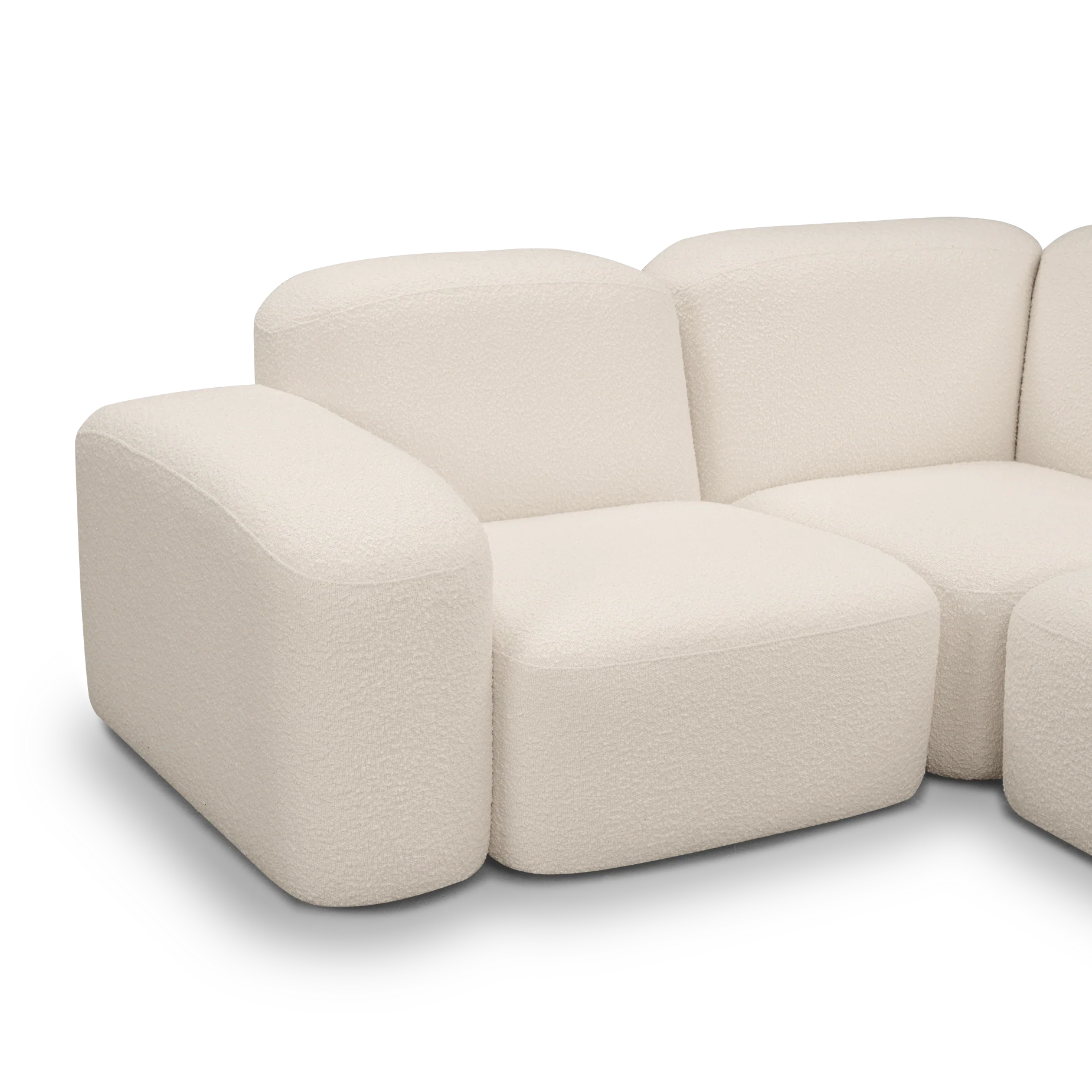 Muse 5 Piece Chaise Modular Sofa - RHF