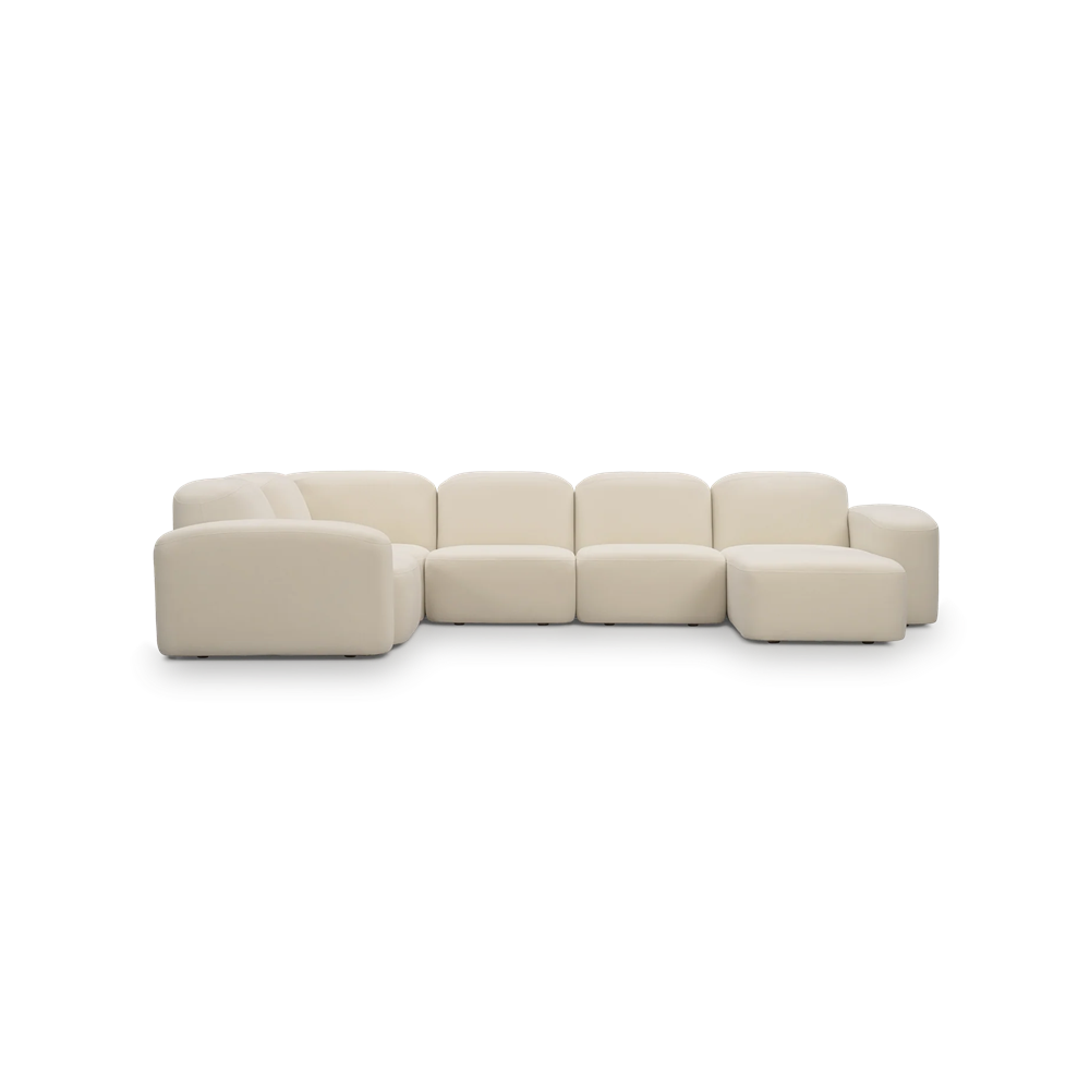 Muse 5 Piece Chaise Modular Sofa - RHF