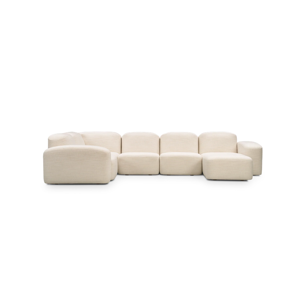 Muse 5 Piece Chaise Modular Sofa - RHF