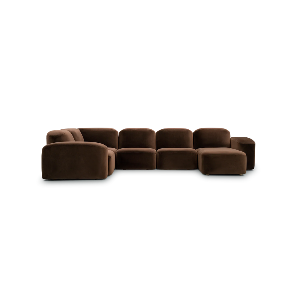 Muse 5 Piece Chaise Modular Sofa - RHF