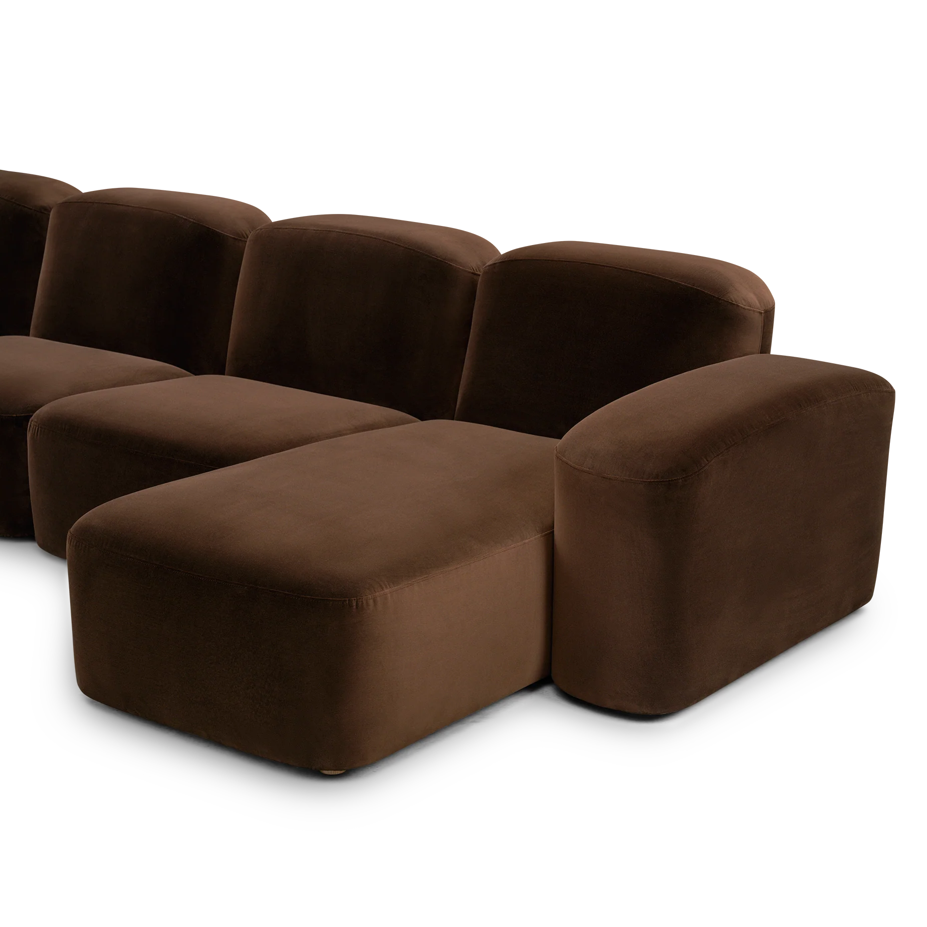 Muse 5 Piece Chaise Modular Sofa - RHF