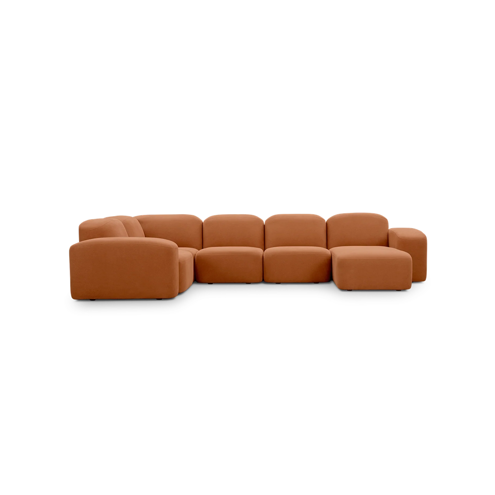 Muse 5 Piece Chaise Modular Sofa - RHF