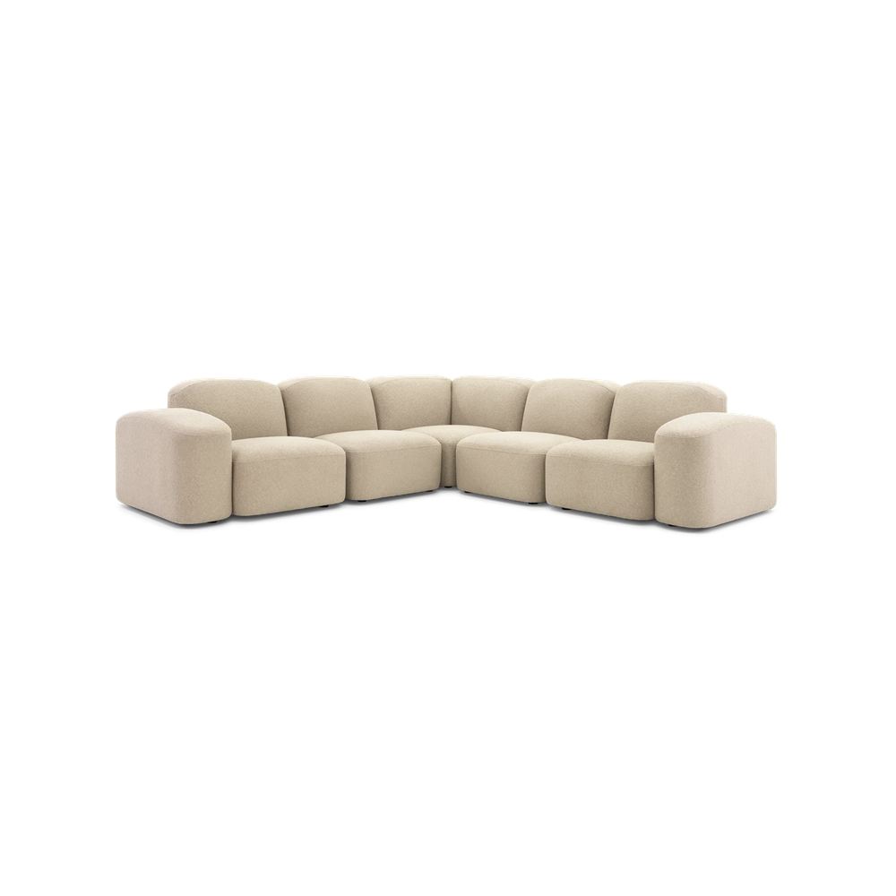 Muse 5 Piece Outdoor Modular Sofa