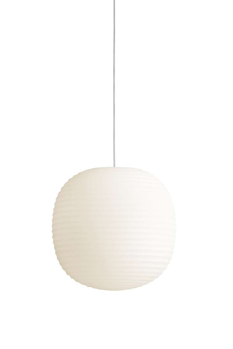 Lantern Pendant - White Medium