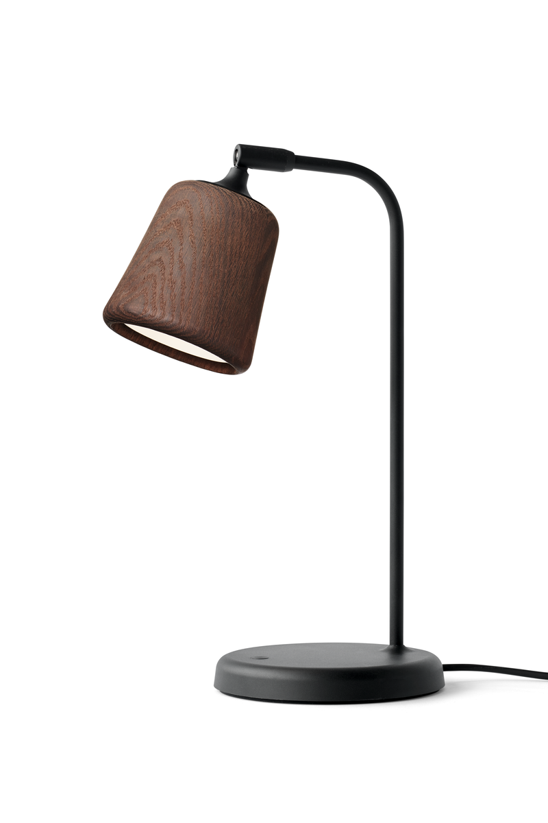 Material Table Lamp - Smoked Oak