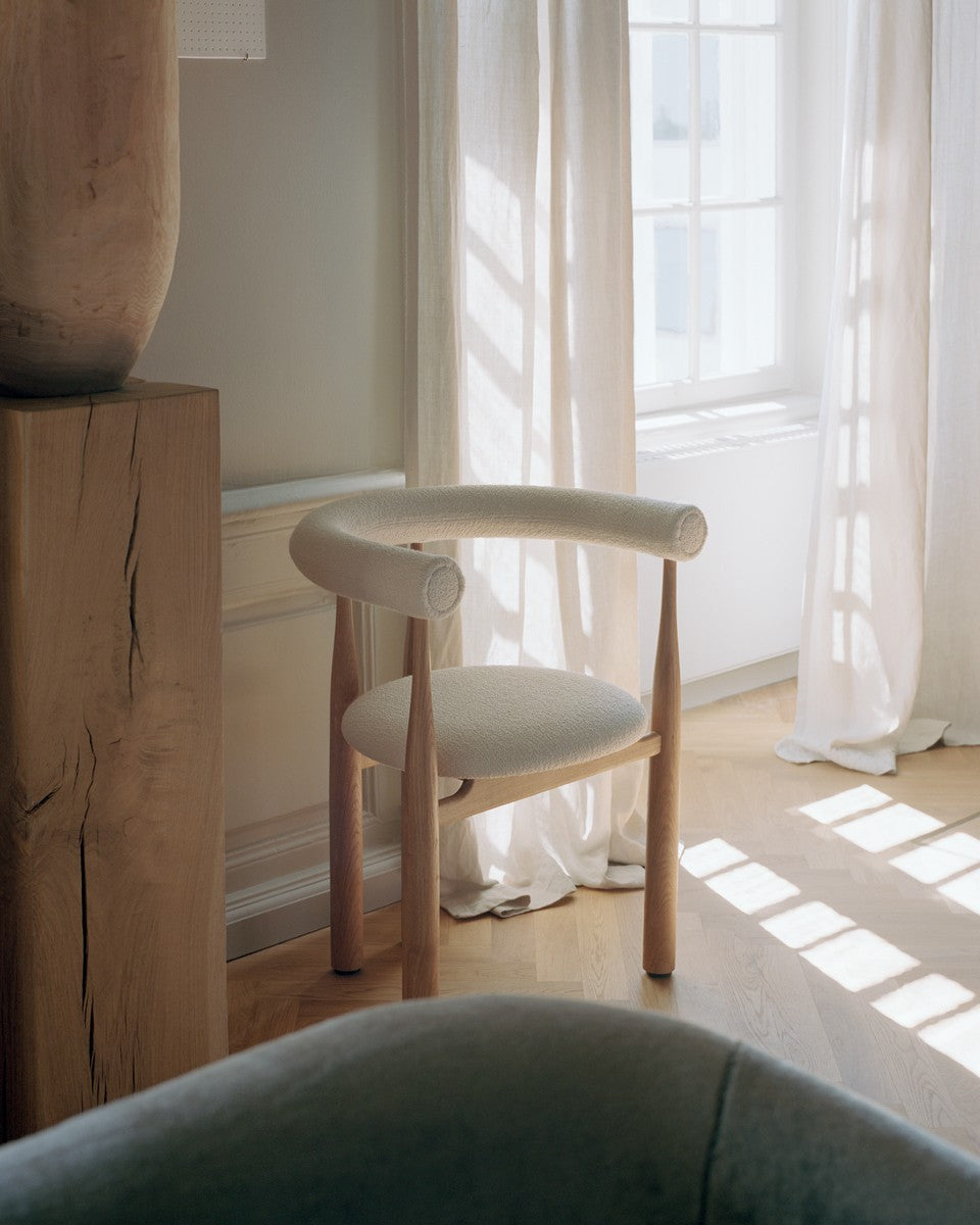 Bukowski Chair Fully Upholstered - Oak