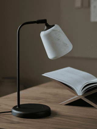 Material Table Lamp - Yellow Steel