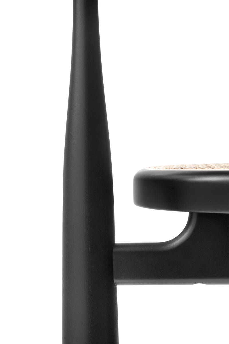 Bukowski Chair French Cane - Black