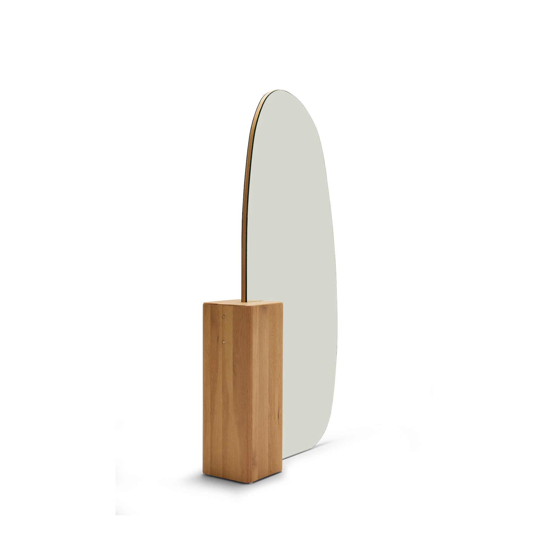 Block Floor Mirror