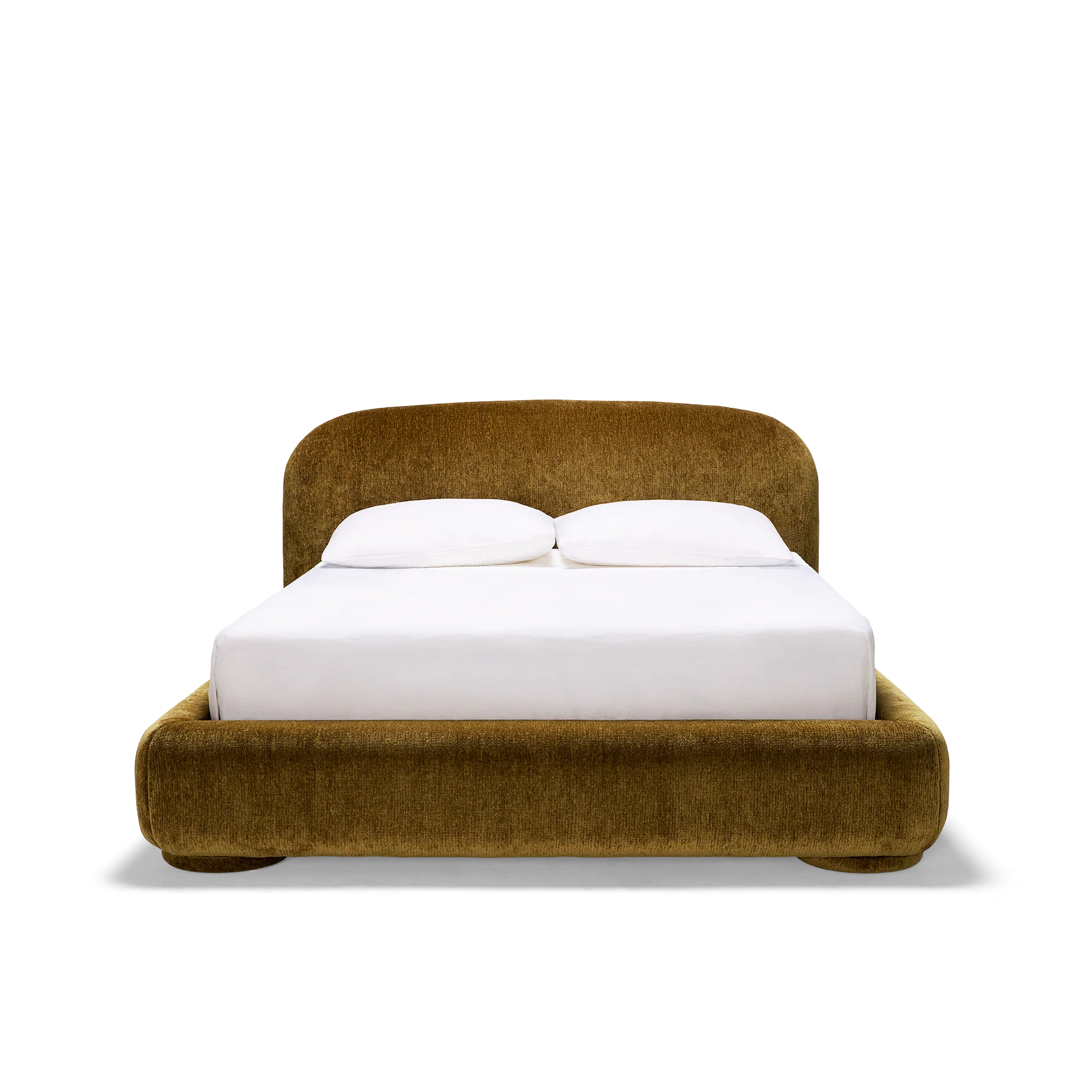 Lull Super King Upholstered Bed - Sandon Burnt Butter