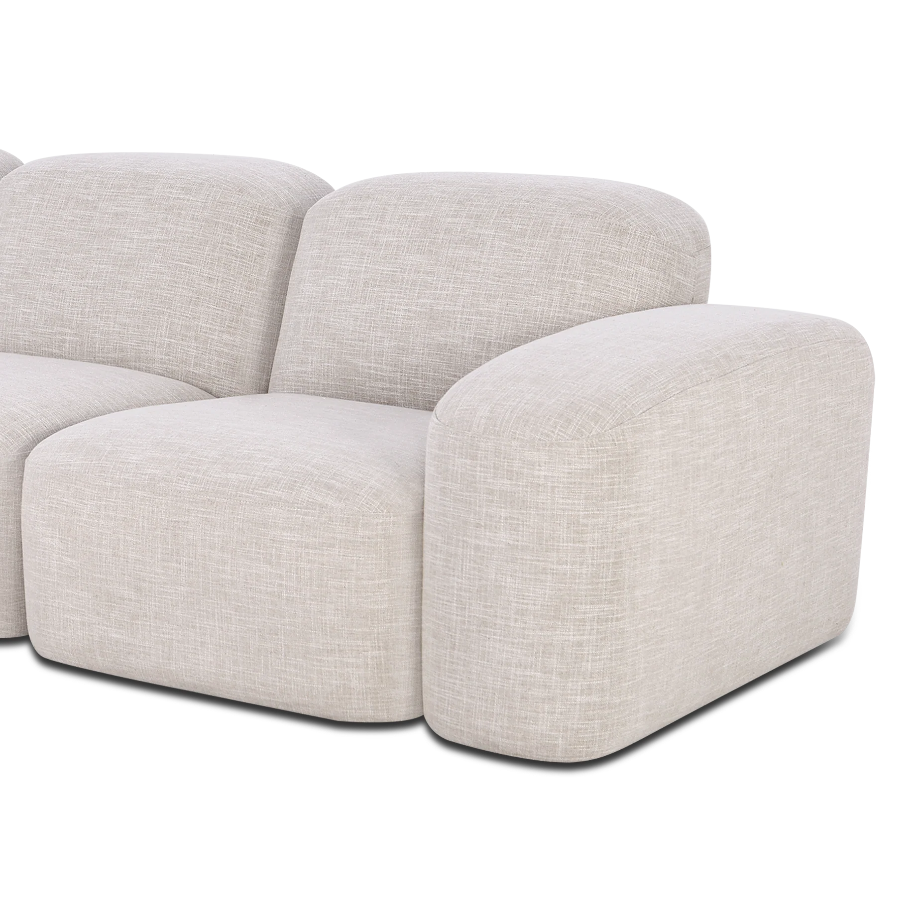 Muse 2 Seat Sofa - Byron Oyster