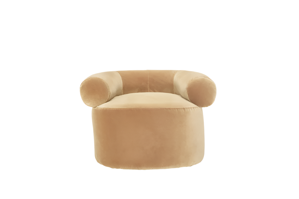Huggy Swivel Armchair - Malibu Dune