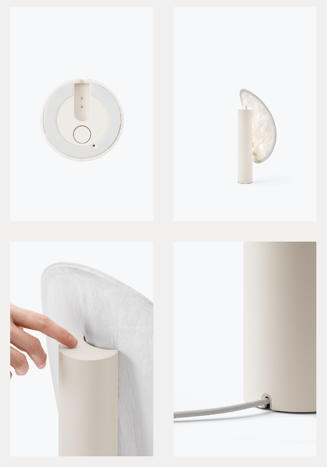Tense Portable Lamp - White
