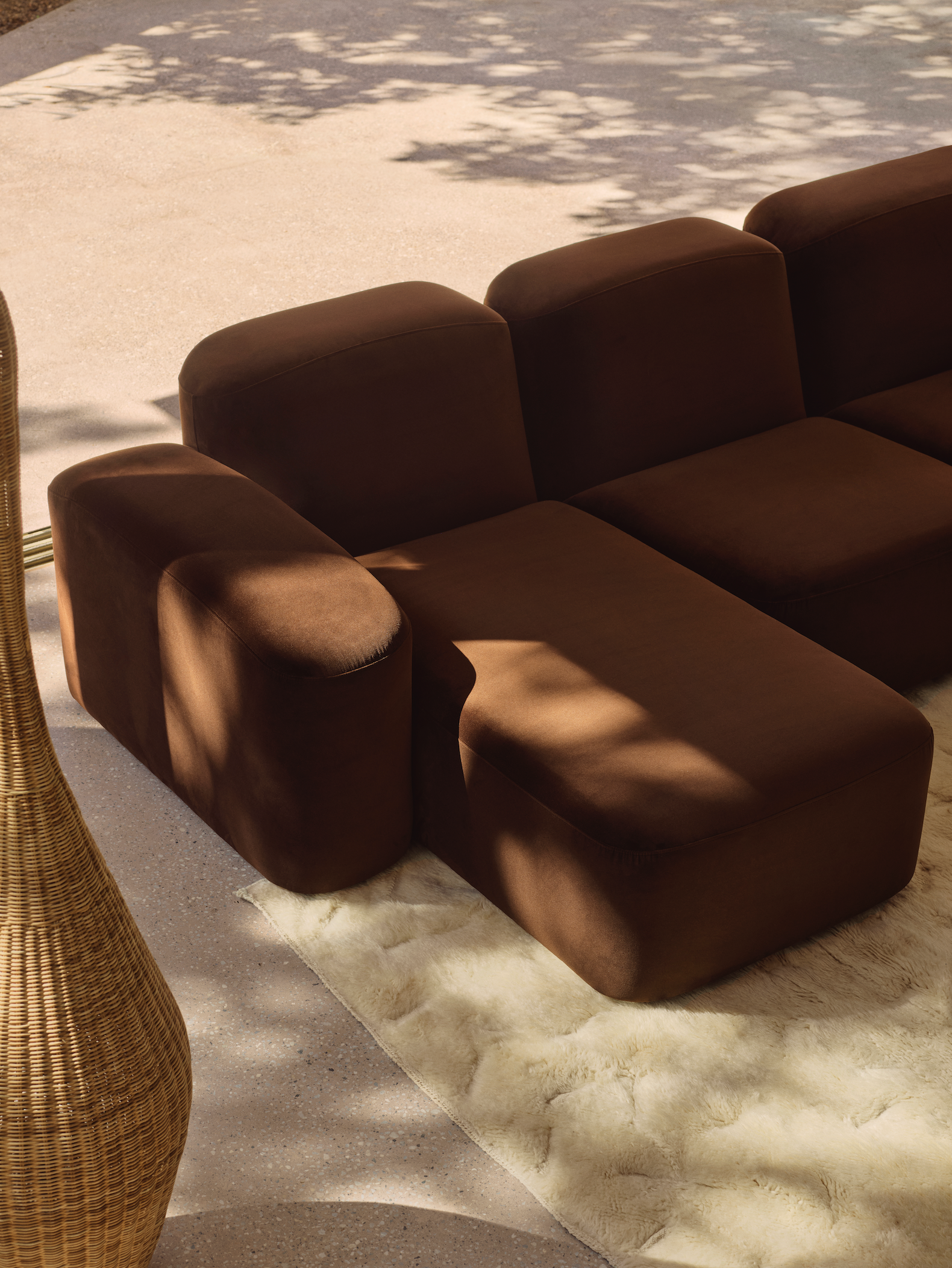 Muse 5 Piece Chaise Modular Sofa - LHF