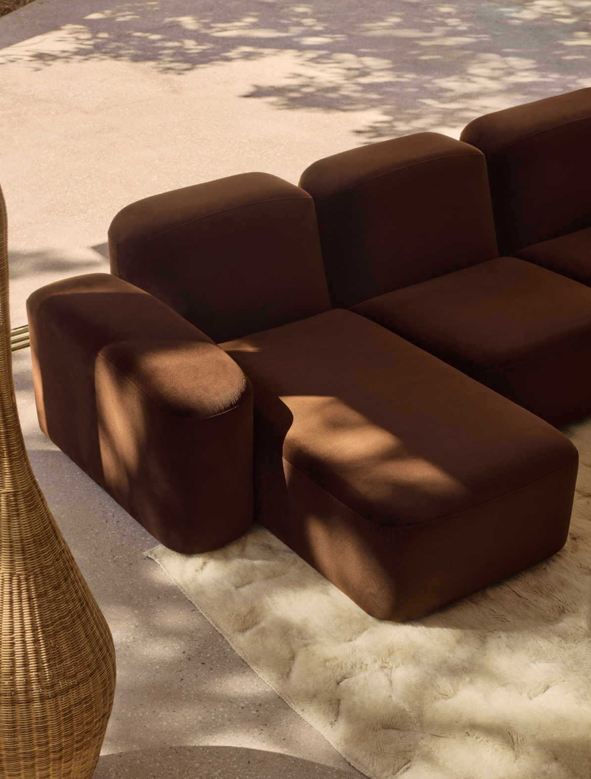 Muse 5 Piece Chaise Modular Sofa - RHF