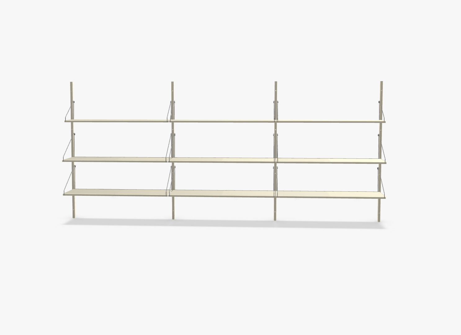 Shelf Library H108.4 / W80 - Warm White