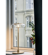 Blossi Table Lamp - Nordic Gold / Clear