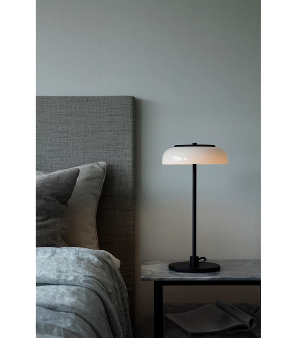 Blossi Table Lamp - Black / Opal