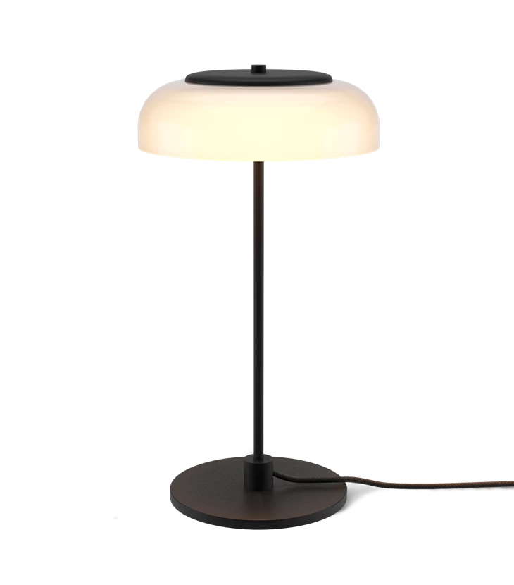 Blossi Table Lamp - Black / Opal