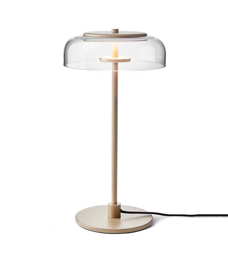 Blossi Table Lamp - Nordic Gold / Clear