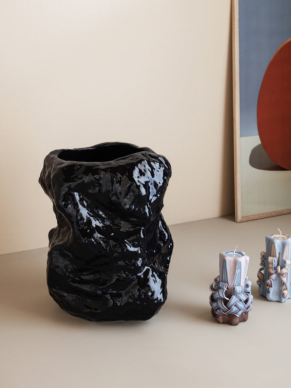 Tuck Vase - Blue