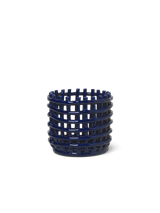Ceramic Basket Small - Blue