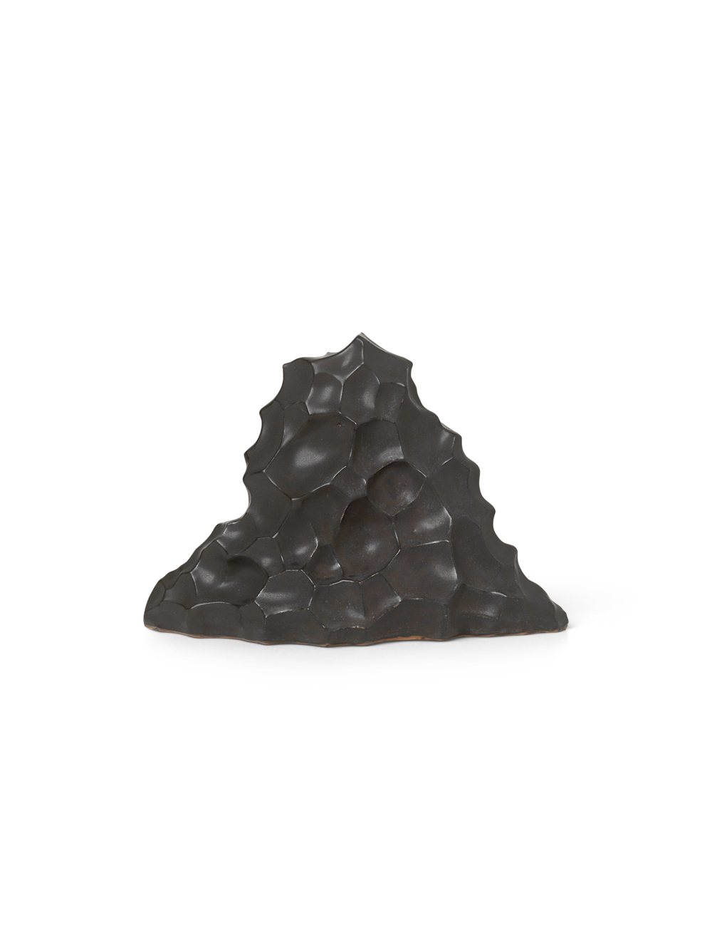 Berg Ceramic Sculpture - High - Black