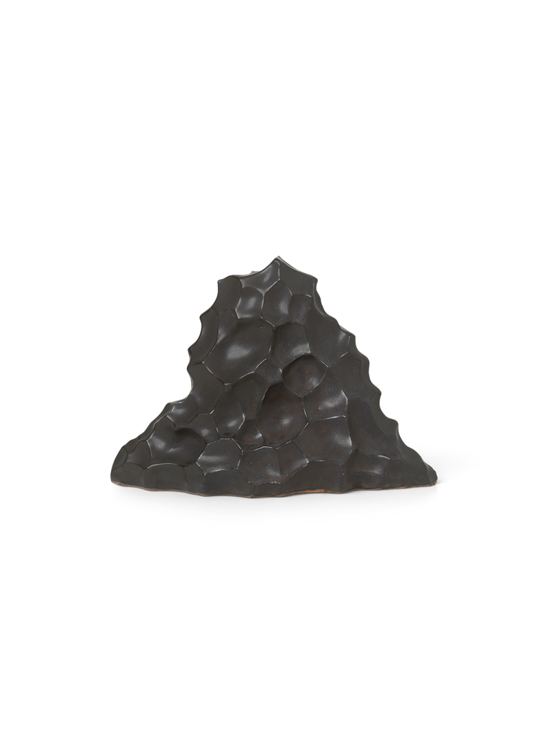 Berg Ceramic Sculpture - High - Black