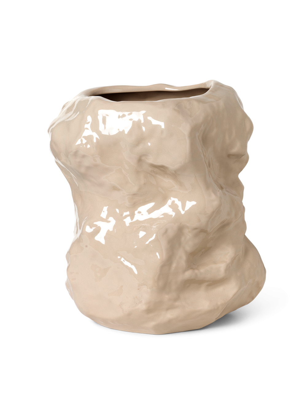 Tuck Vase - Cashmere
