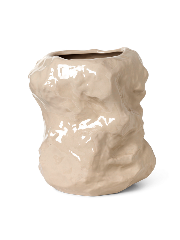 Tuck Vase - Cashmere
