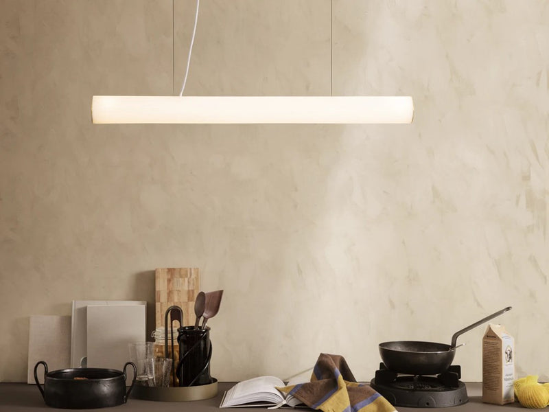 Vuelta Pendant 100 - White/Brass
